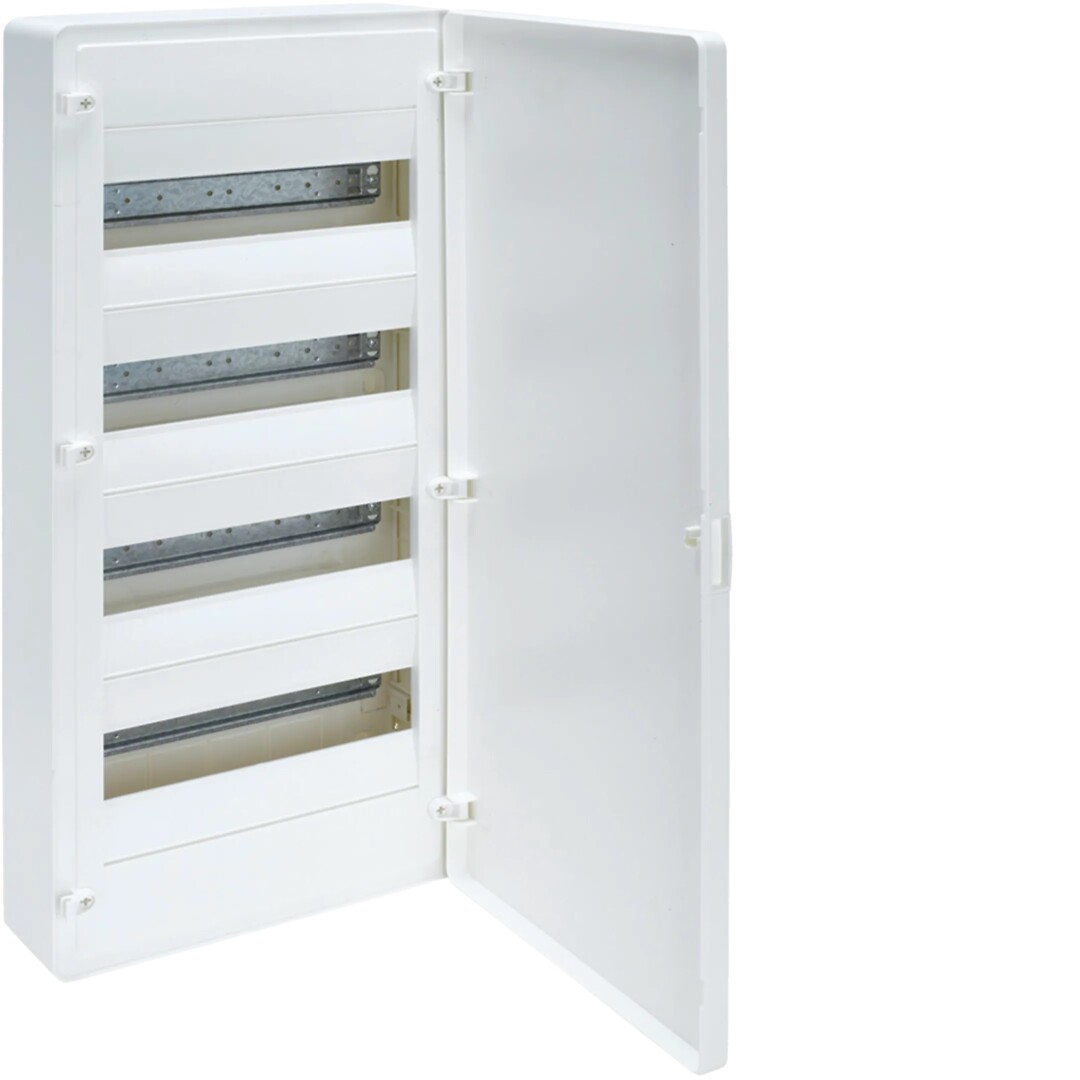 Moduulikotelo pinta-asennus golf 4×12 moduulia, valkoinen ovi IP40