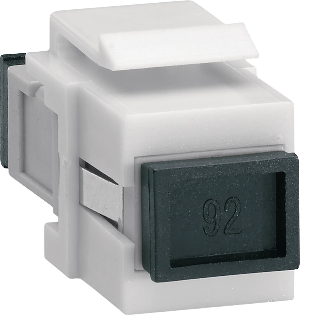 Valokuituadapteri SC Simplex Multimode, Keystone-mitoituksella ristikytkentäään