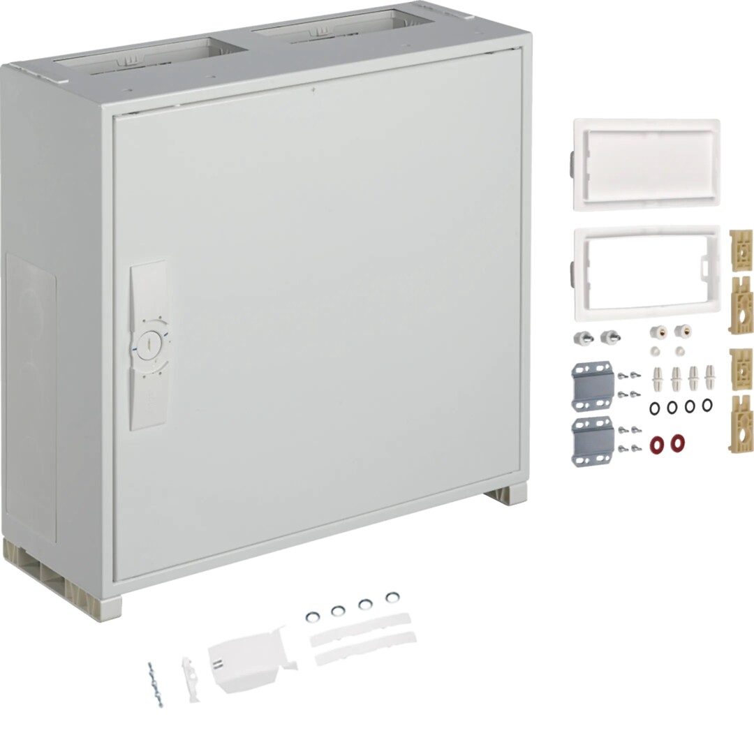 Jalustekotelo, universZ, 500x550x205mm, luokka II, IP44, 72 moduulia