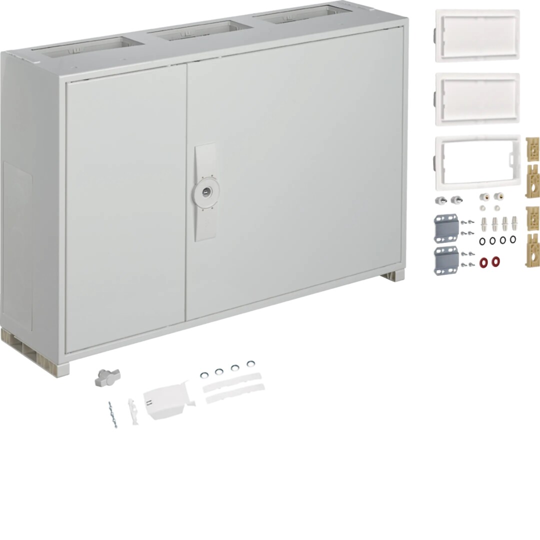 Jalustekotelo, universZ, 500x800x205mm, luokka II, IP54, 108 moduulia
