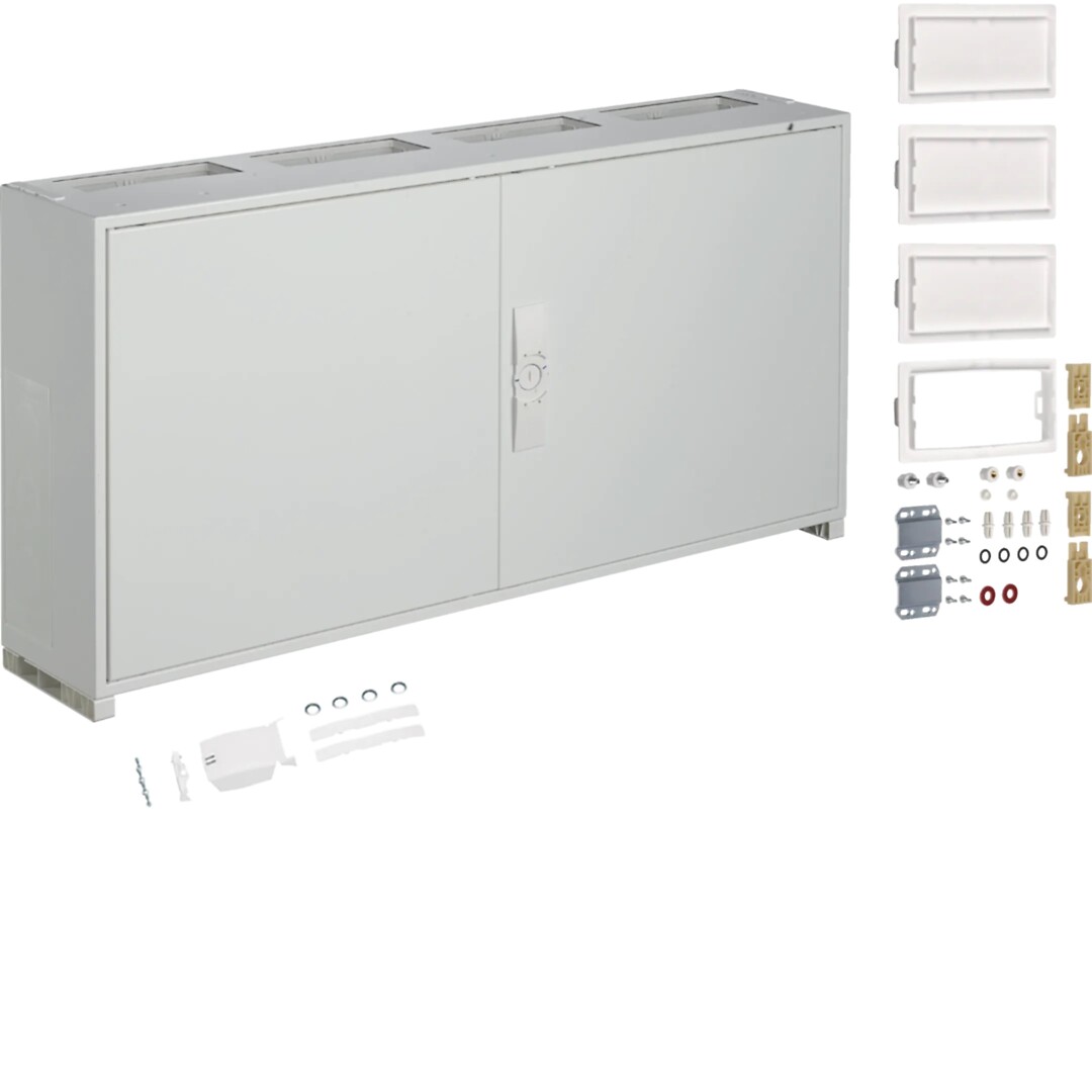Jalustekotelo, universZ, 500x1050x205mm, luokka II, IP44, 144 moduulia